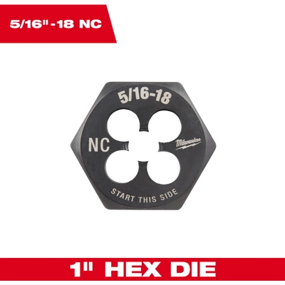 MILWAUKEE - 49-57-5342 - Hex Threading Die pa2