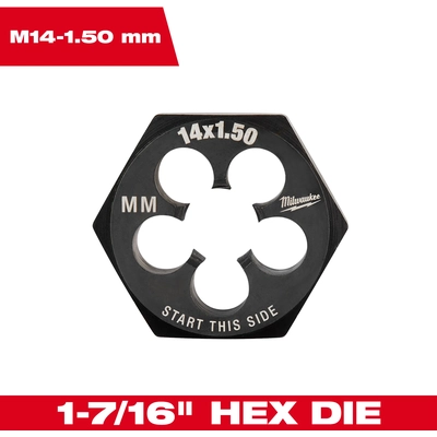 MILWAUKEE - 49-57-5366 - Hex Threading Die pa4