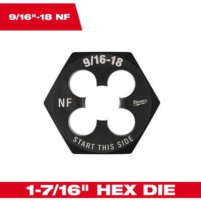 MILWAUKEE - 49-57-5368 - Hex Threading Die pa2