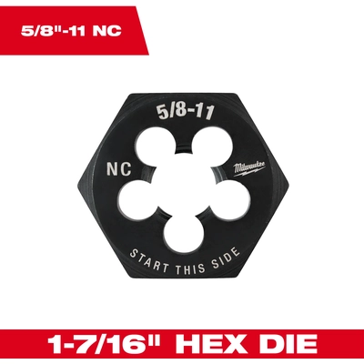 MILWAUKEE - 49-57-5369 - Hex Threading Die pa2