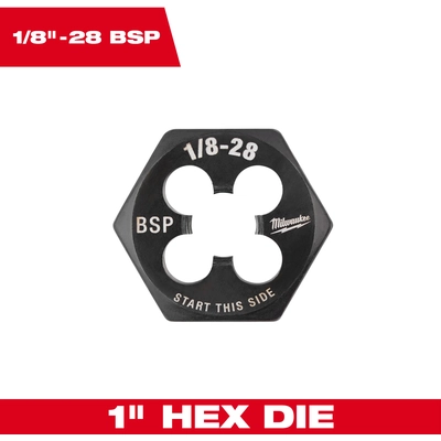 MILWAUKEE - 49-57-5390 - Hex Threading Die pa4