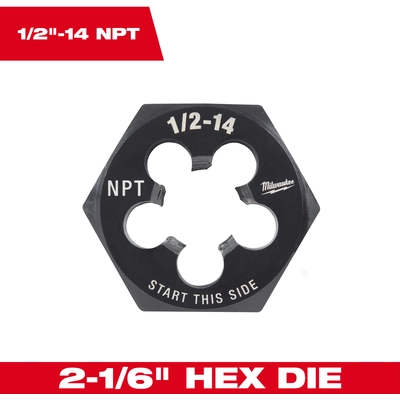 MILWAUKEE - 49-57-5393 - Hex Threading Die pa2