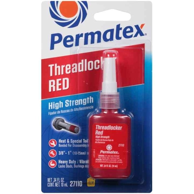 PERMATEX - 27110 - High Strength Threadlocker Red pa2