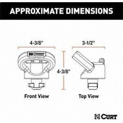 Tie Down Anchor by CURT MANUFACTURING - 60617 pa15