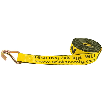 ERICKSON MANUFACTURING LTD. - 53100 - Winch Strap with Double J-Hooks pa1