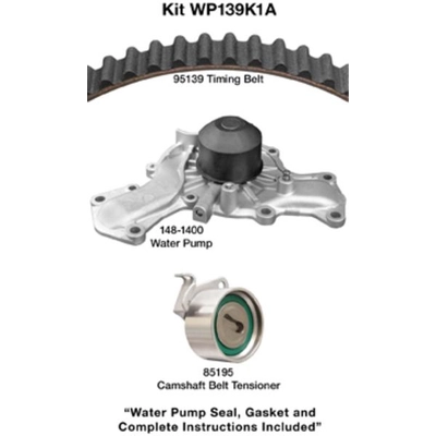 Timing Belt Kit With Water Pump by DAYCO - WP139K1A pa1