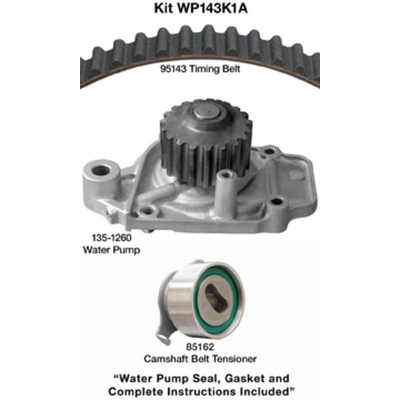 Timing Belt Kit With Water Pump by DAYCO - WP143K1A pa1