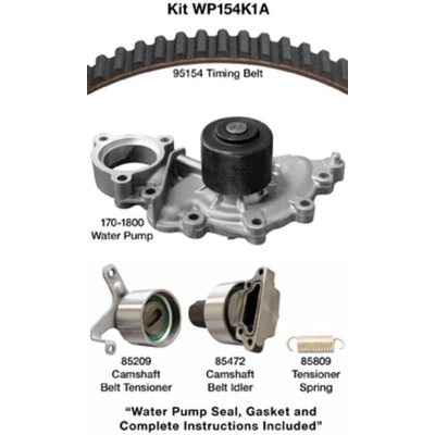 Timing Belt Kit With Water Pump by DAYCO - WP154K1A pa1