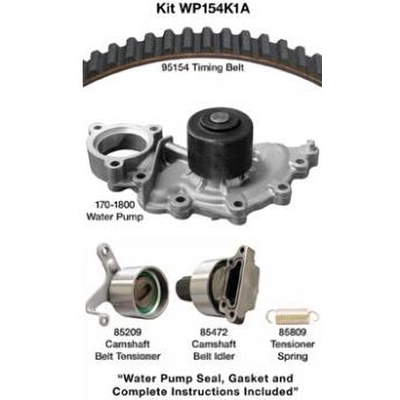 Timing Belt Kit With Water Pump by DAYCO - WP154K1A pa2