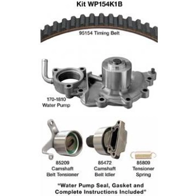 Kit de courroie de distribution avec pompe à eau de DAYCO - WP154K1B pa2