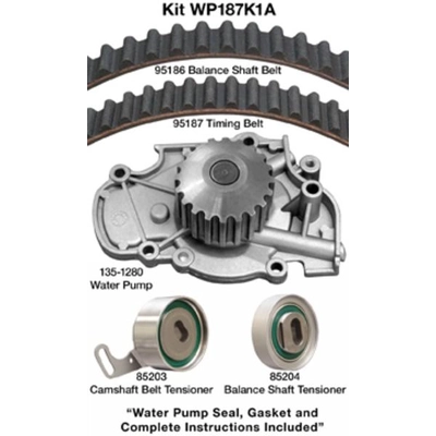 Timing Belt Kit With Water Pump by DAYCO - WP187K1A pa1