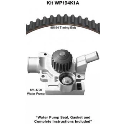 Timing Belt Kit With Water Pump by DAYCO - WP194K1A pa3