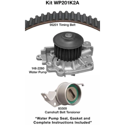 Timing Belt Kit With Water Pump by DAYCO - WP201K2A pa1