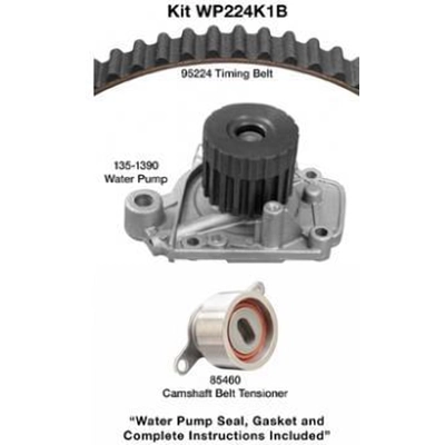 Timing Belt Kit With Water Pump by DAYCO - WP224K1B pa3