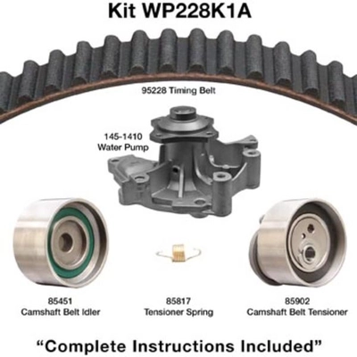 Timing Belt Kit With Water Pump by DAYCO - WP228K1A pa1