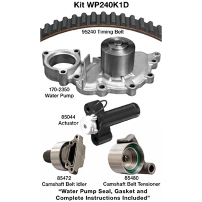 Timing Belt Kit With Water Pump by DAYCO - WP240K1D pa1