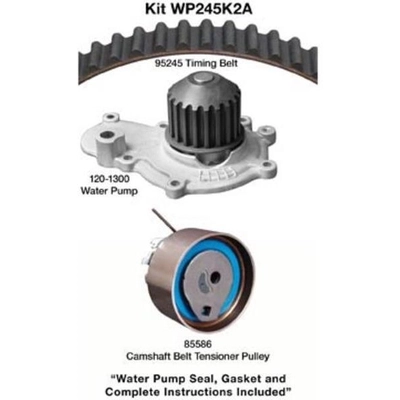 Timing Belt Kit With Water Pump by DAYCO - WP245K2A pa1