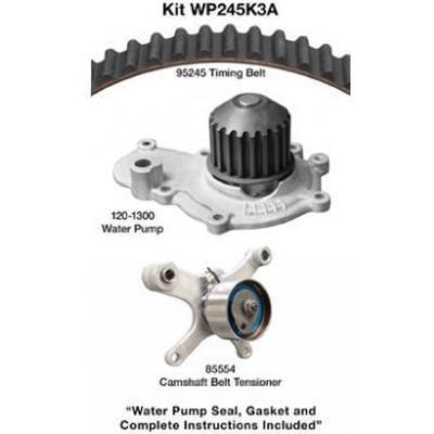 Timing Belt Kit With Water Pump by DAYCO - WP245K3A pa3