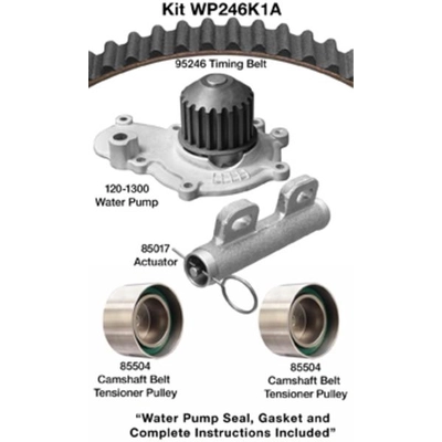 Timing Belt Kit With Water Pump by DAYCO - WP246K1A pa1