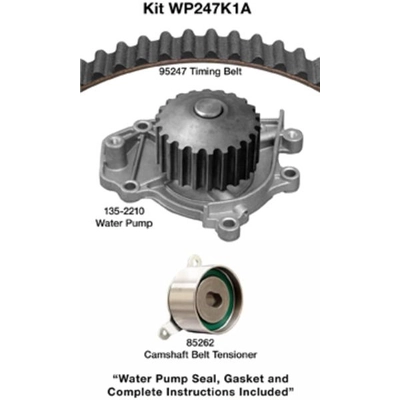 Timing Belt Kit With Water Pump by DAYCO - WP247K1A pa1