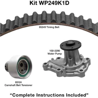 Kit de courroie de distribution avec pompe à eau by DAYCO - WP249K1D pa1