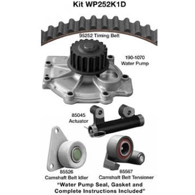 Timing Belt Kit With Water Pump by DAYCO - WP252K1D pa3