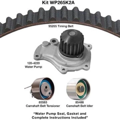 Timing Belt Kit With Water Pump by DAYCO - WP265K2A pa1
