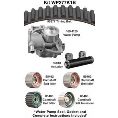 Timing Belt Kit With Water Pump by DAYCO - WP277K1B pa2