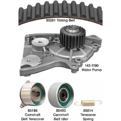 Timing Belt Kit With Water Pump by DAYCO - WP281K1A pa4
