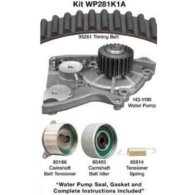 Timing Belt Kit With Water Pump by DAYCO - WP281K1A pa5