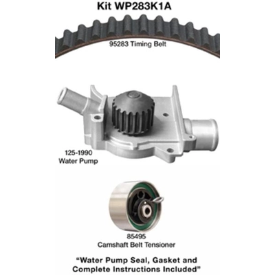 Timing Belt Kit With Water Pump by DAYCO - WP283K1A pa2