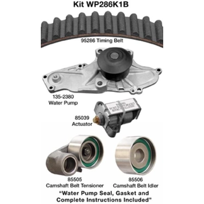 Timing Belt Kit With Water Pump by DAYCO - WP286K1B pa1