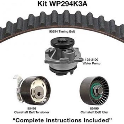 Timing Belt Kit With Water Pump by DAYCO - WP294K3A pa2