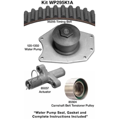Kit de courroie de distribution avec pompe à eau par DAYCO - WP295K1A pa1