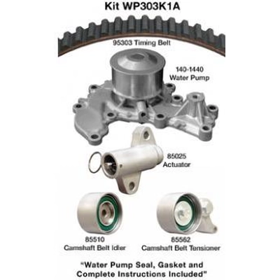 Timing Belt Kit With Water Pump by DAYCO - WP303K1A pa2