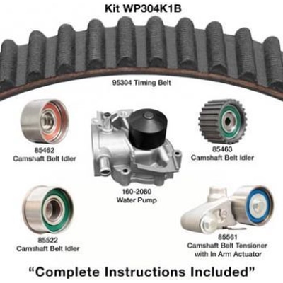 Timing Belt Kit With Water Pump by DAYCO - WP304K1B pa2