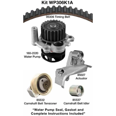 Kit de courroie de distribution avec pompe à eau by DAYCO - WP306K1A pa1