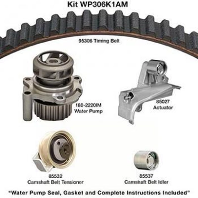 Timing Belt Kit With Water Pump by DAYCO - WP306K1AM pa2