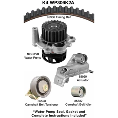 Timing Belt Kit With Water Pump by DAYCO - WP306K2A pa1