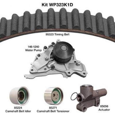 Kit de courroie de distribution avec pompe à eau par DAYCO - WP323K1D pa2