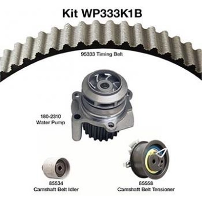 Timing Belt Kit With Water Pump by DAYCO - WP333K1B pa3