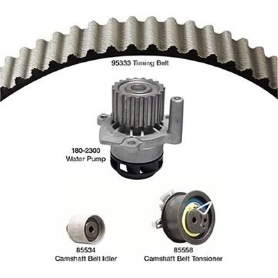 Timing Belt Kit With Water Pump by DAYCO - WP333K1C pa1