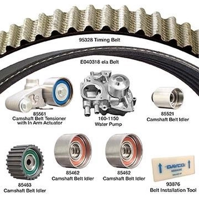 Kit de courroie de distribution avec pompe à eau by DAYCO - WPE328K1A pa1