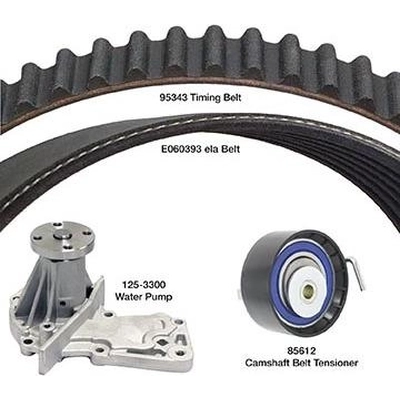 Timing Belt Kit With Water Pump by DAYCO - WPE343K1A pa1
