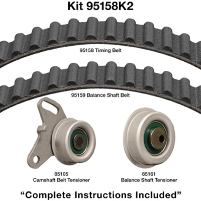 Timing Belt Kit Without Water Pump by DAYCO - 95158K2 pa1