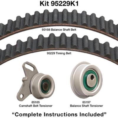 Timing Belt Kit Without Water Pump by DAYCO - 95229K1 pa1