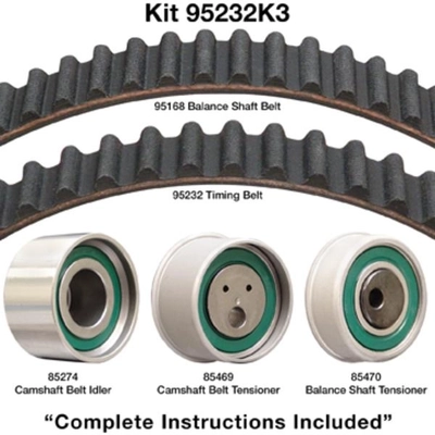 Timing Belt Kit Without Water Pump by DAYCO - 95232K3 pa1