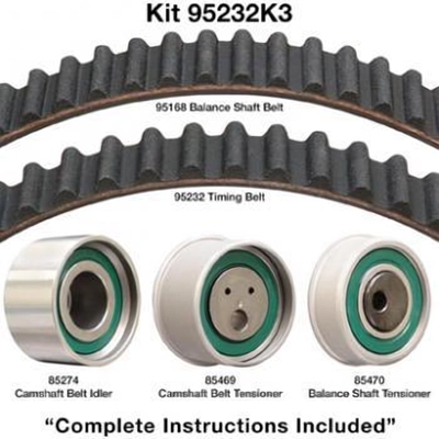 Timing Belt Kit Without Water Pump by DAYCO - 95232K3 pa2