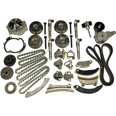 CLOYES GEAR INC - 9-0753SK6A - Engine Timing Chain and Accessory Drive Belt Kit with Water Pump pa1