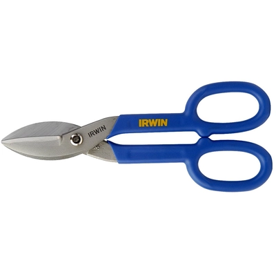 IRWIN - 22012 - Tin Snip, Flat Blade, 12-inch, Blue pa1